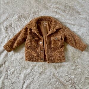 Cozy Brown Sherpa Jacket